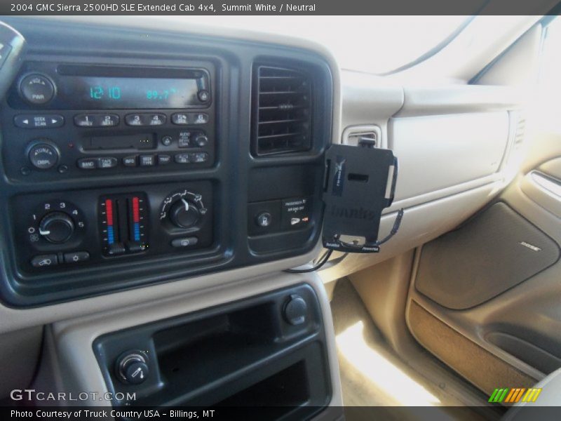 Summit White / Neutral 2004 GMC Sierra 2500HD SLE Extended Cab 4x4