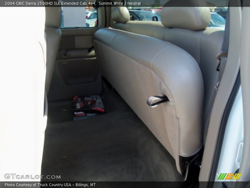 Summit White / Neutral 2004 GMC Sierra 2500HD SLE Extended Cab 4x4