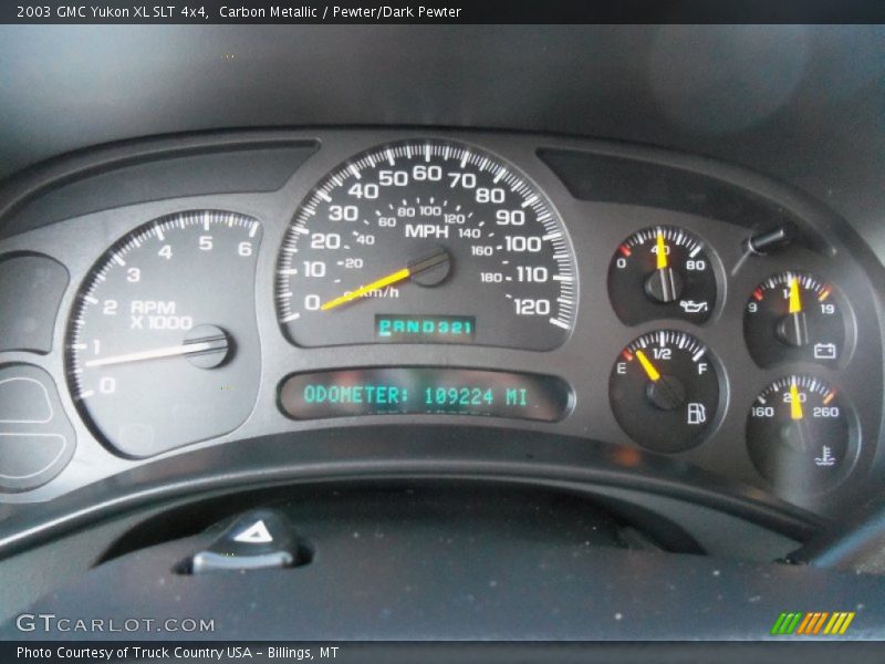 Carbon Metallic / Pewter/Dark Pewter 2003 GMC Yukon XL SLT 4x4