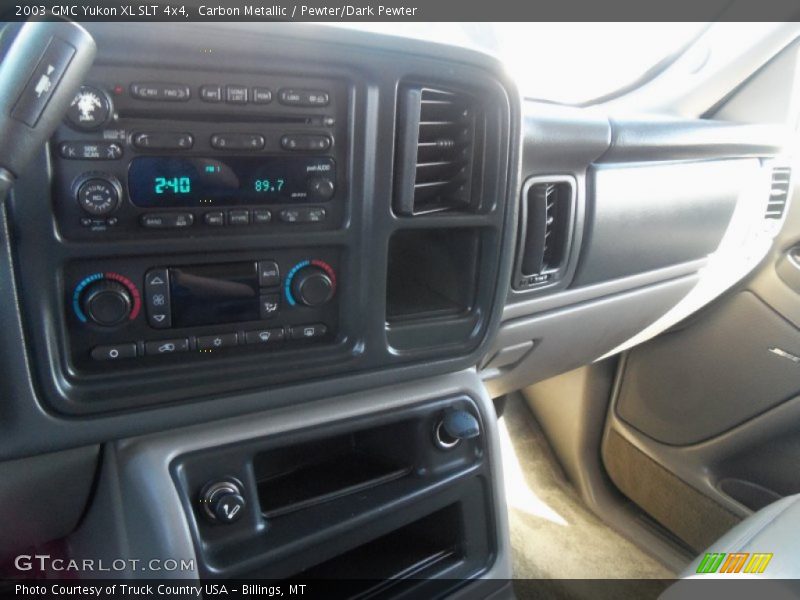Carbon Metallic / Pewter/Dark Pewter 2003 GMC Yukon XL SLT 4x4