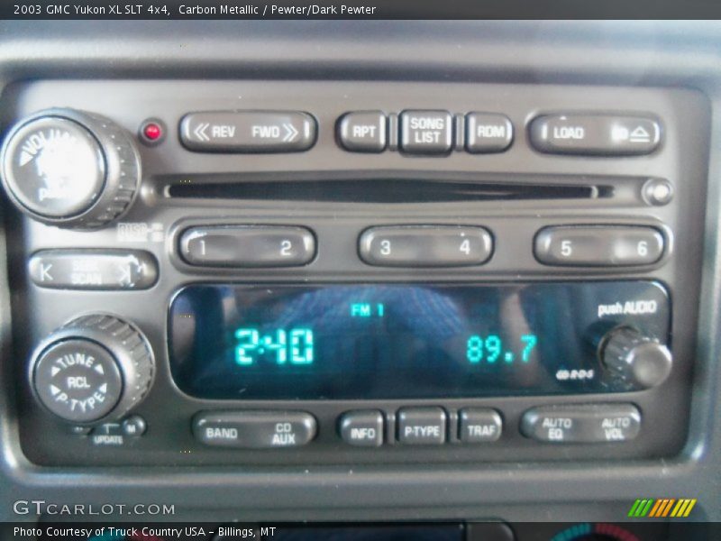 Carbon Metallic / Pewter/Dark Pewter 2003 GMC Yukon XL SLT 4x4