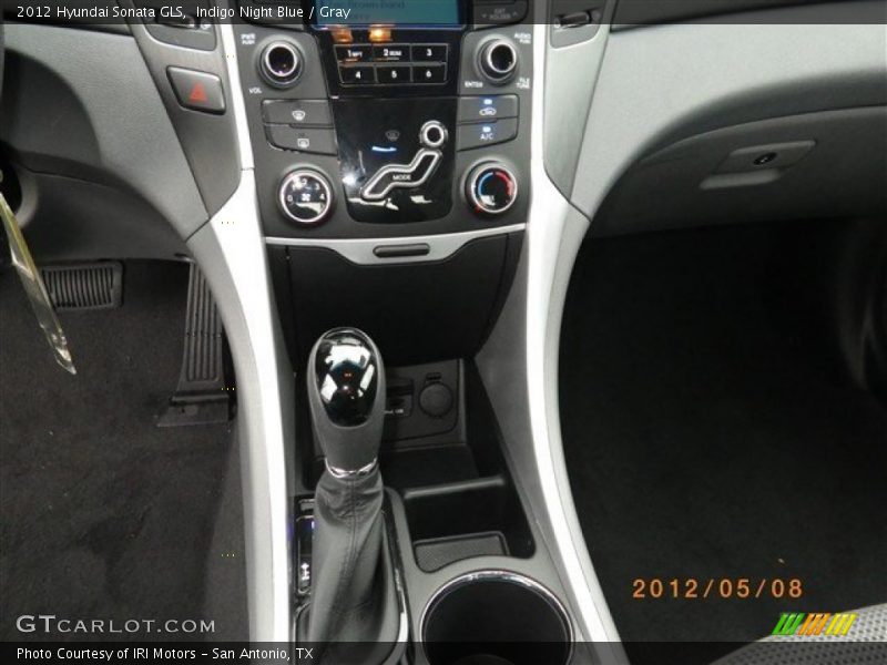 Indigo Night Blue / Gray 2012 Hyundai Sonata GLS
