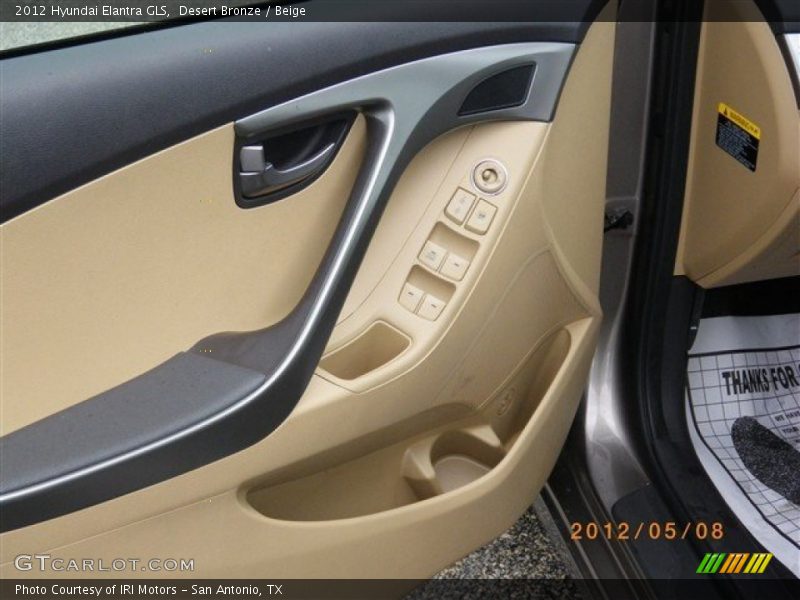 Desert Bronze / Beige 2012 Hyundai Elantra GLS