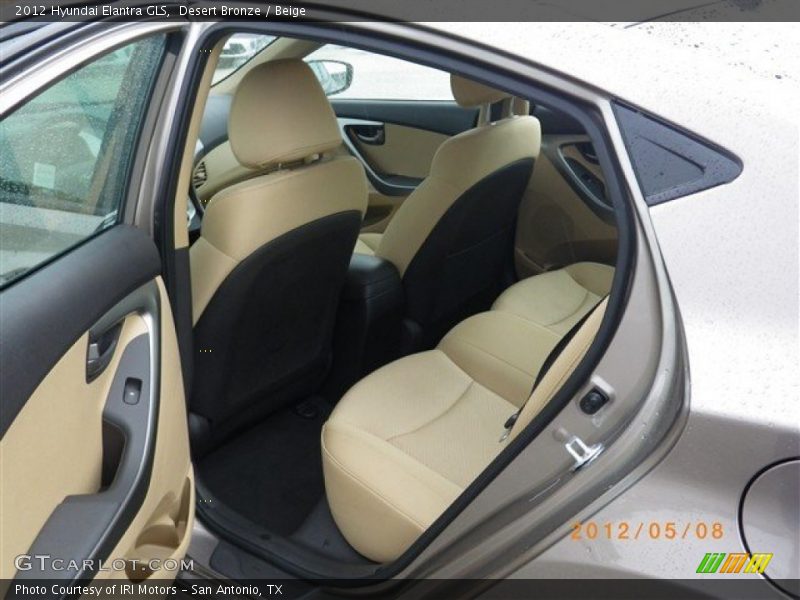 Desert Bronze / Beige 2012 Hyundai Elantra GLS