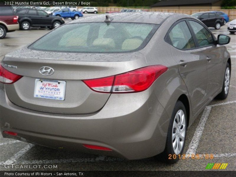 Desert Bronze / Beige 2012 Hyundai Elantra GLS