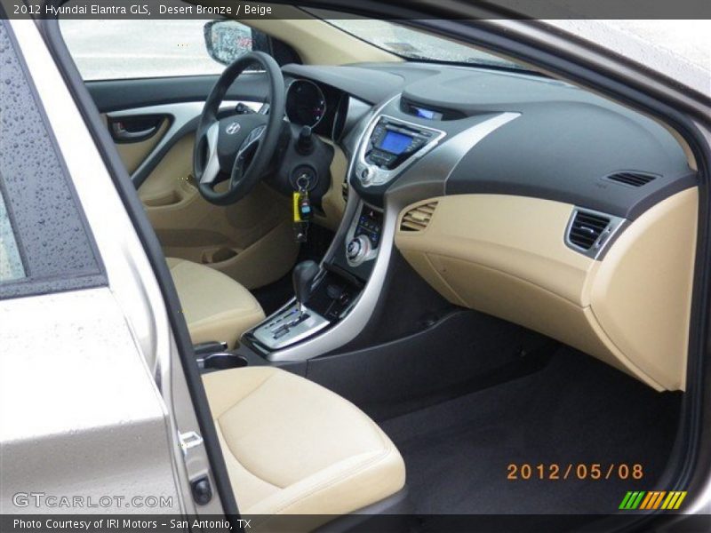 Desert Bronze / Beige 2012 Hyundai Elantra GLS