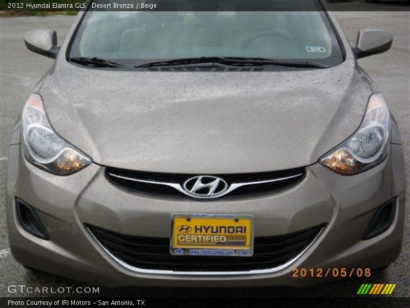 Desert Bronze / Beige 2012 Hyundai Elantra GLS