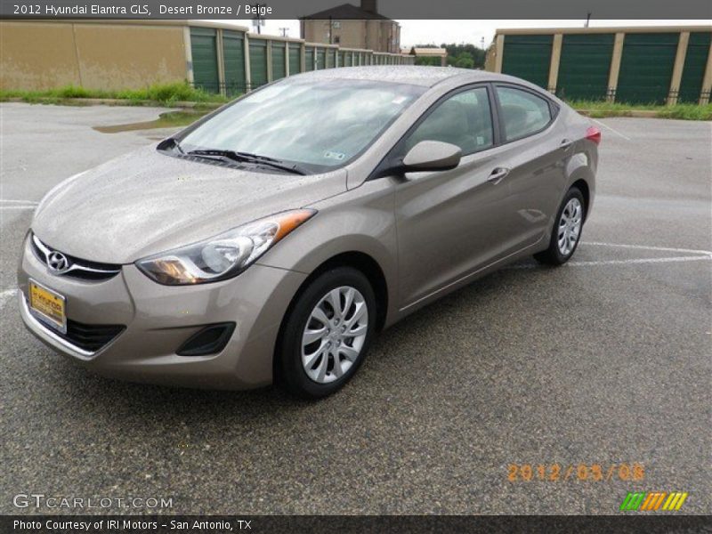 Desert Bronze / Beige 2012 Hyundai Elantra GLS
