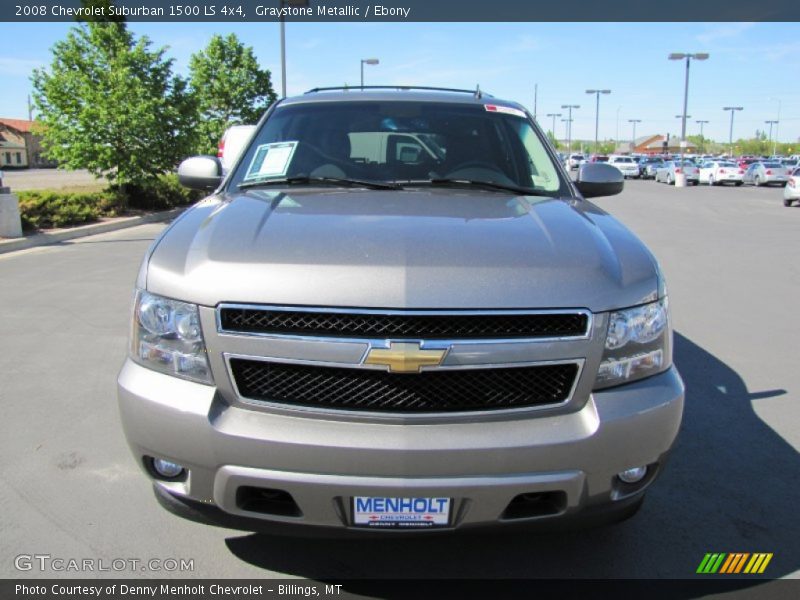 Graystone Metallic / Ebony 2008 Chevrolet Suburban 1500 LS 4x4