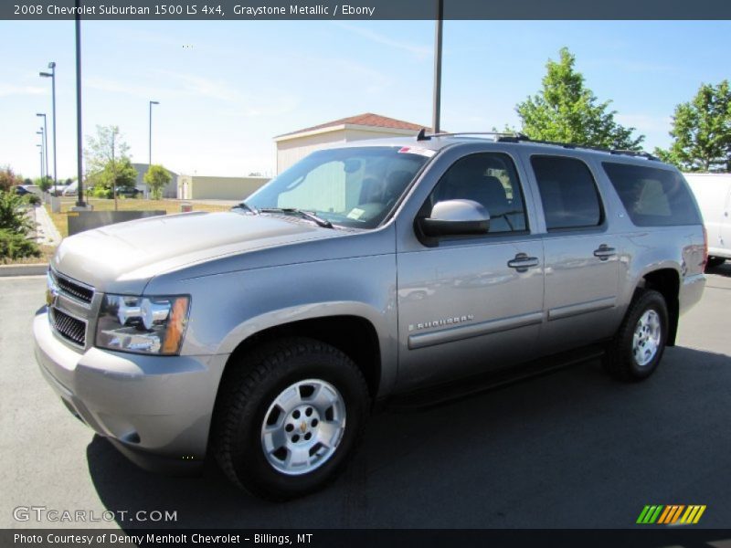 Graystone Metallic / Ebony 2008 Chevrolet Suburban 1500 LS 4x4