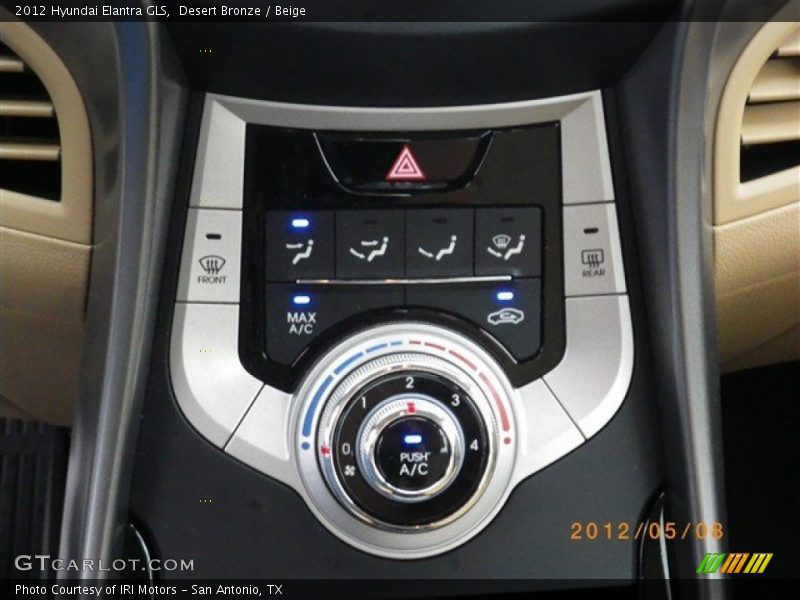 Desert Bronze / Beige 2012 Hyundai Elantra GLS