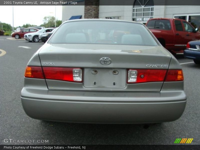 Antique Sage Pearl / Sage 2001 Toyota Camry LE