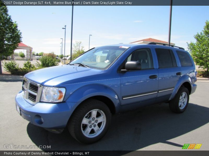 Marine Blue Pearl / Dark Slate Gray/Light Slate Gray 2007 Dodge Durango SLT 4x4