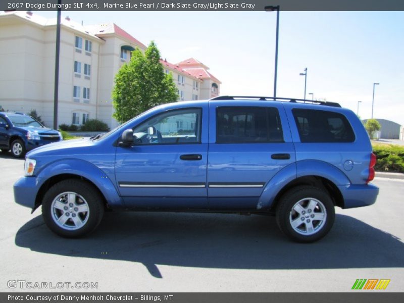 Marine Blue Pearl / Dark Slate Gray/Light Slate Gray 2007 Dodge Durango SLT 4x4