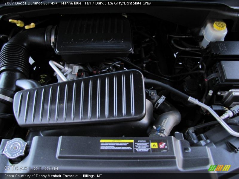 Marine Blue Pearl / Dark Slate Gray/Light Slate Gray 2007 Dodge Durango SLT 4x4