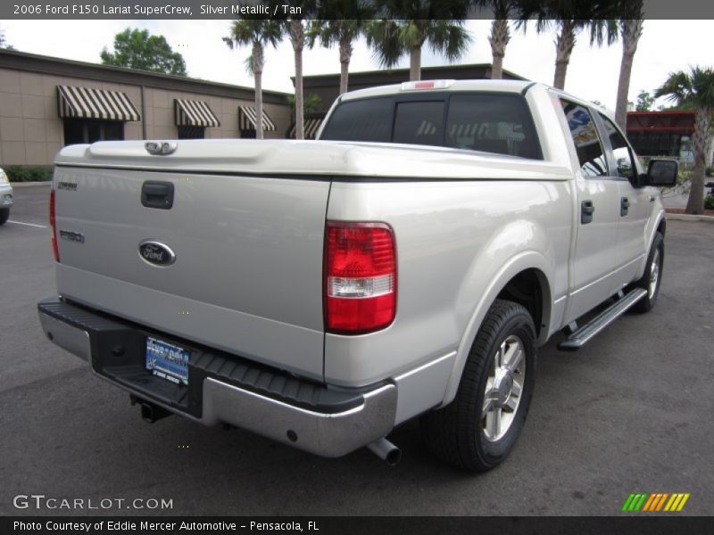 Silver Metallic / Tan 2006 Ford F150 Lariat SuperCrew