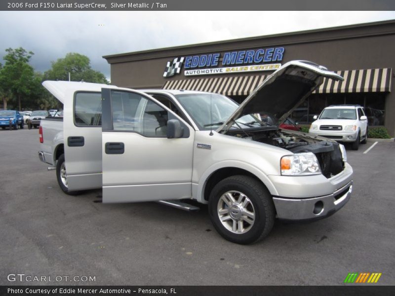 Silver Metallic / Tan 2006 Ford F150 Lariat SuperCrew