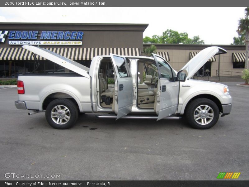 Silver Metallic / Tan 2006 Ford F150 Lariat SuperCrew