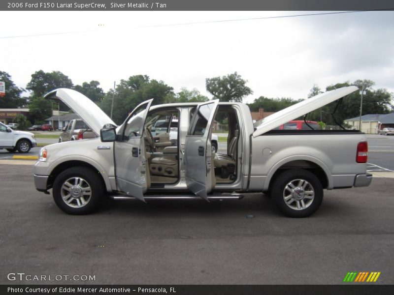 Silver Metallic / Tan 2006 Ford F150 Lariat SuperCrew