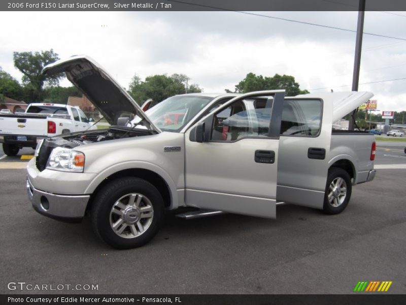 Silver Metallic / Tan 2006 Ford F150 Lariat SuperCrew
