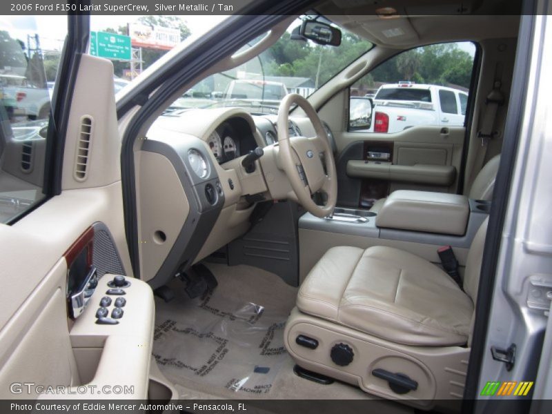 Silver Metallic / Tan 2006 Ford F150 Lariat SuperCrew