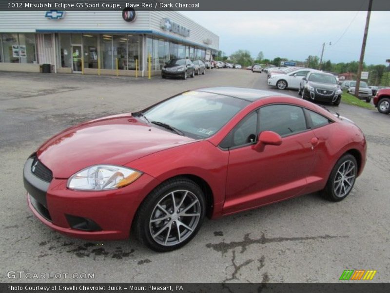 Rave Red / Dark Charcoal 2012 Mitsubishi Eclipse GS Sport Coupe
