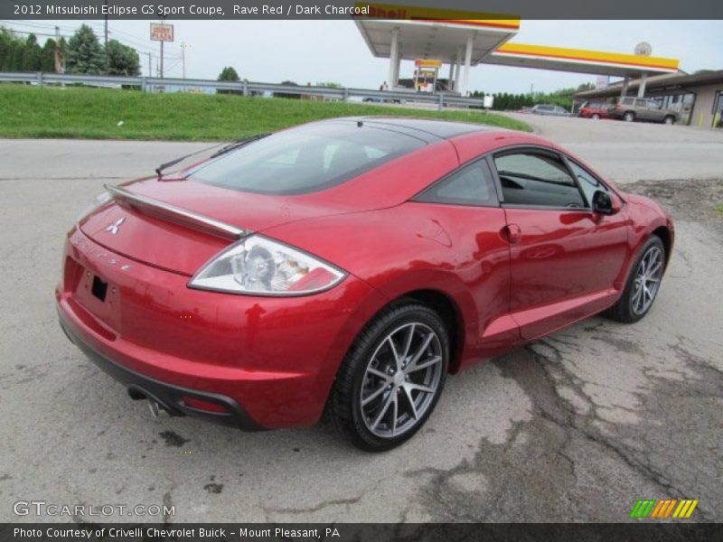 Rave Red / Dark Charcoal 2012 Mitsubishi Eclipse GS Sport Coupe