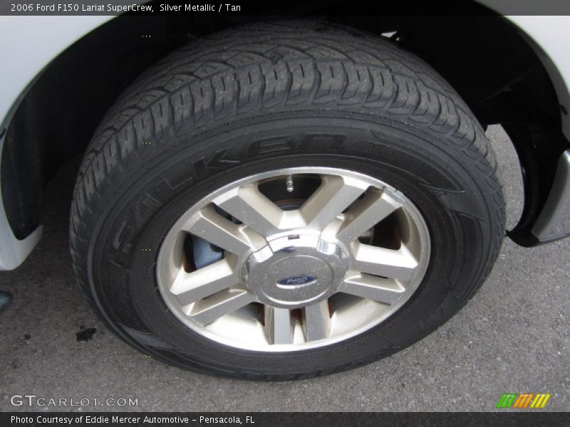 Silver Metallic / Tan 2006 Ford F150 Lariat SuperCrew