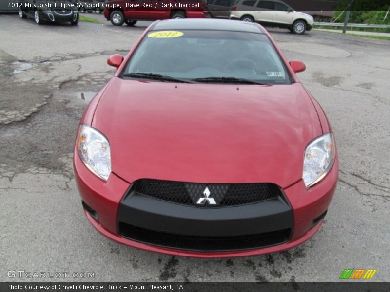 Rave Red / Dark Charcoal 2012 Mitsubishi Eclipse GS Sport Coupe