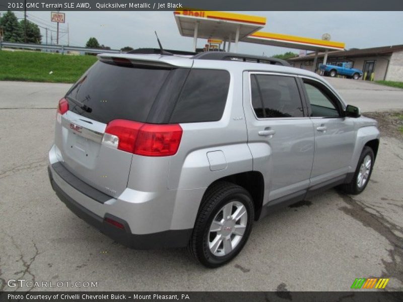 Quicksilver Metallic / Jet Black 2012 GMC Terrain SLE AWD