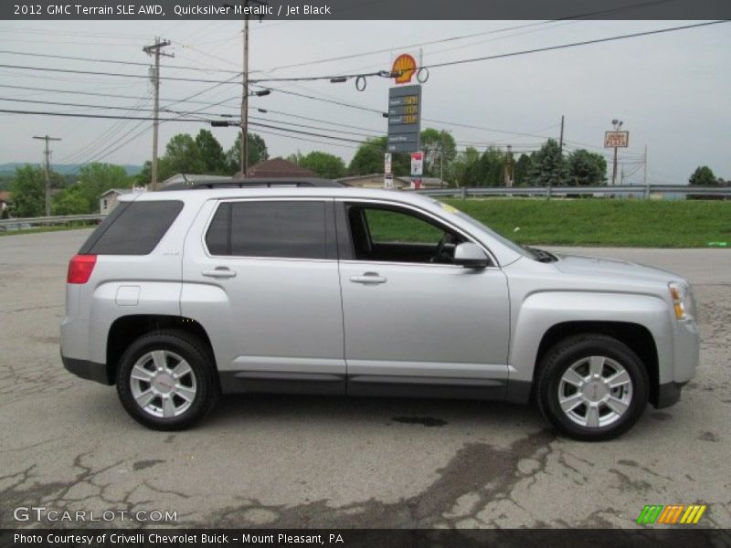 Quicksilver Metallic / Jet Black 2012 GMC Terrain SLE AWD