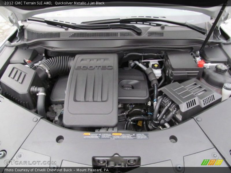 Quicksilver Metallic / Jet Black 2012 GMC Terrain SLE AWD