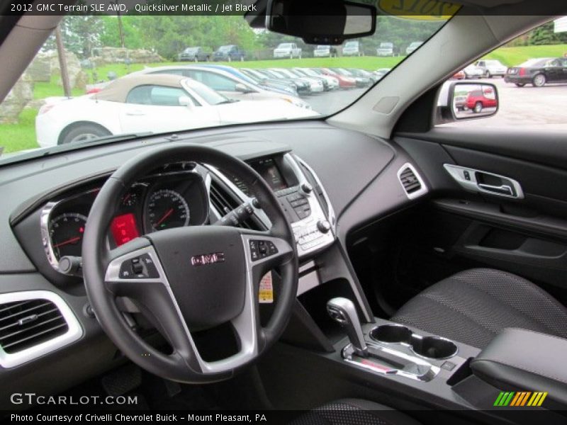 Quicksilver Metallic / Jet Black 2012 GMC Terrain SLE AWD