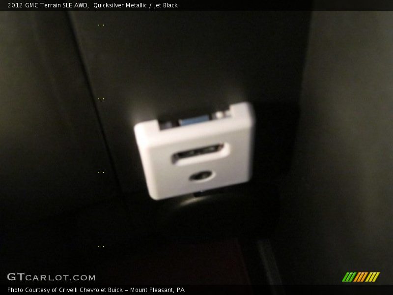 Quicksilver Metallic / Jet Black 2012 GMC Terrain SLE AWD