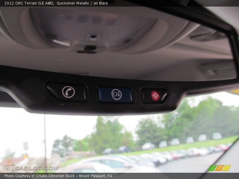Quicksilver Metallic / Jet Black 2012 GMC Terrain SLE AWD