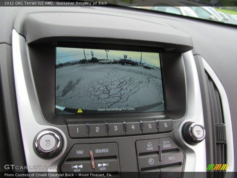 Quicksilver Metallic / Jet Black 2012 GMC Terrain SLE AWD