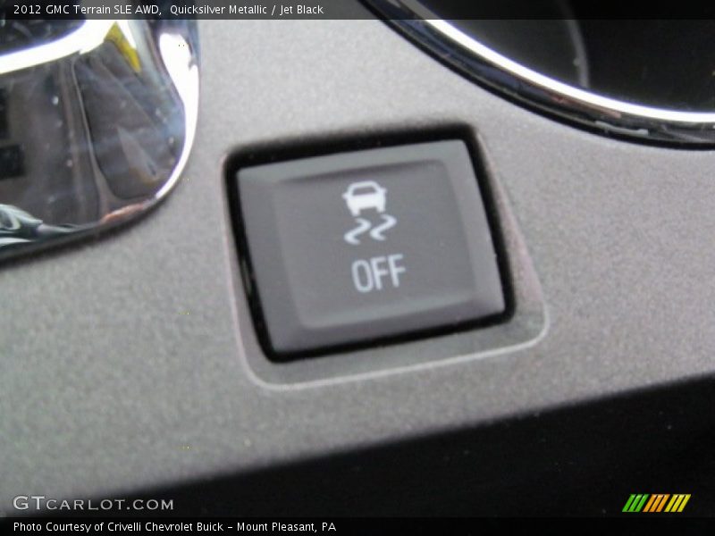 Quicksilver Metallic / Jet Black 2012 GMC Terrain SLE AWD