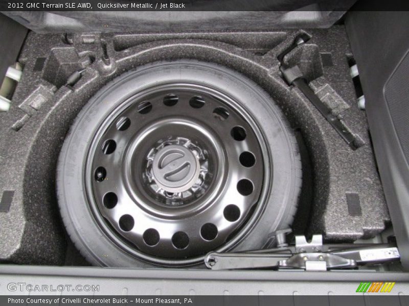 Quicksilver Metallic / Jet Black 2012 GMC Terrain SLE AWD