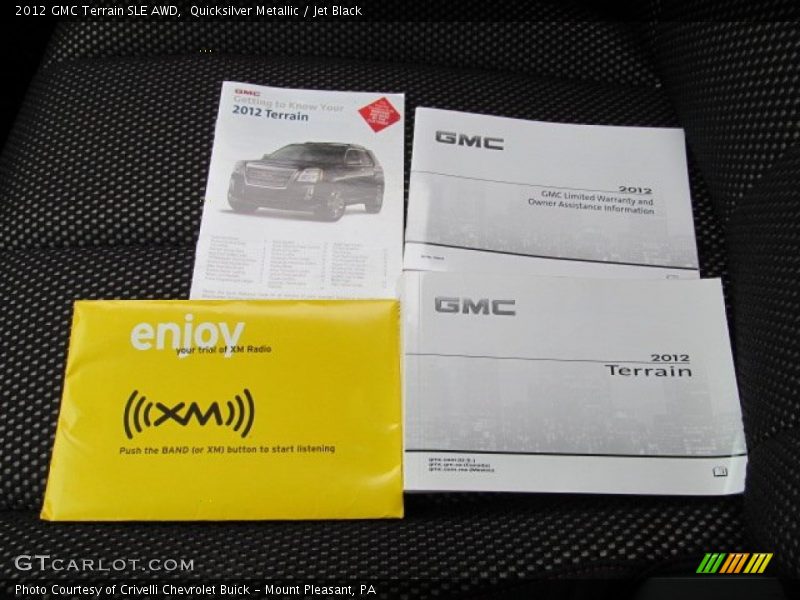 Quicksilver Metallic / Jet Black 2012 GMC Terrain SLE AWD