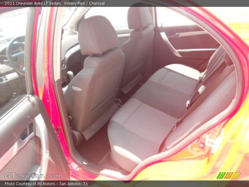 Victory Red / Charcoal 2011 Chevrolet Aveo LT Sedan