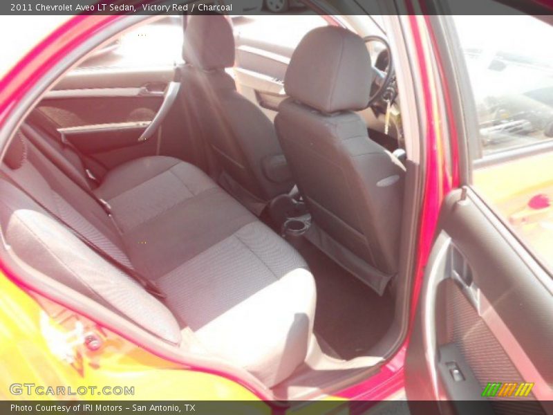 Victory Red / Charcoal 2011 Chevrolet Aveo LT Sedan