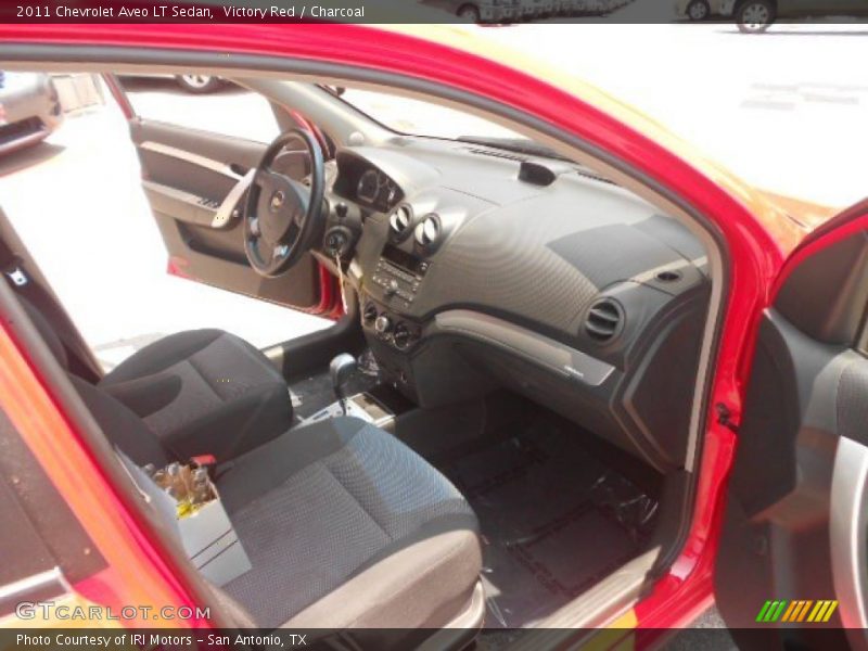 Victory Red / Charcoal 2011 Chevrolet Aveo LT Sedan