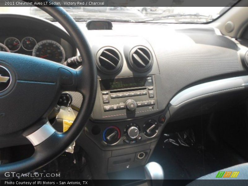 Victory Red / Charcoal 2011 Chevrolet Aveo LT Sedan