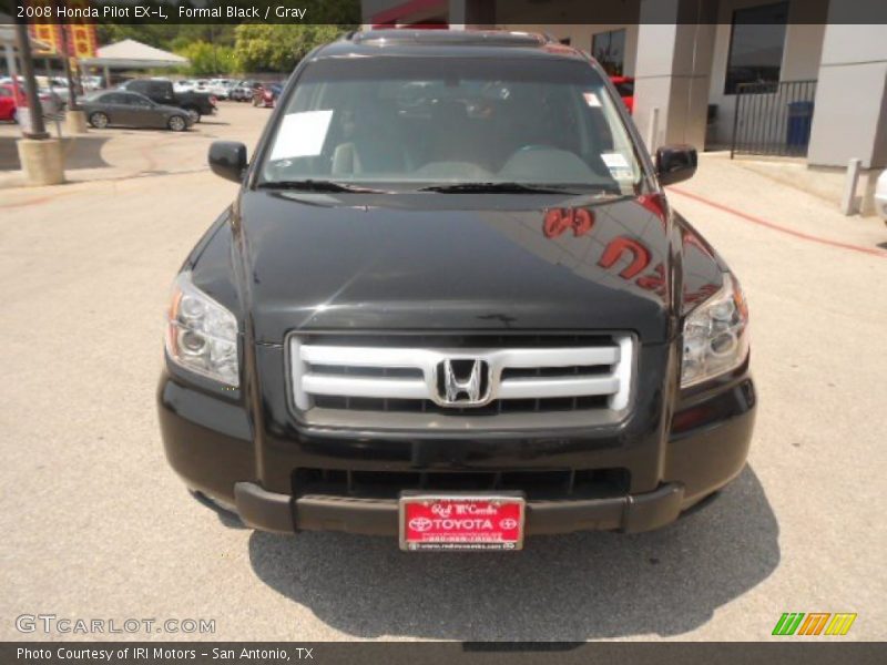 Formal Black / Gray 2008 Honda Pilot EX-L