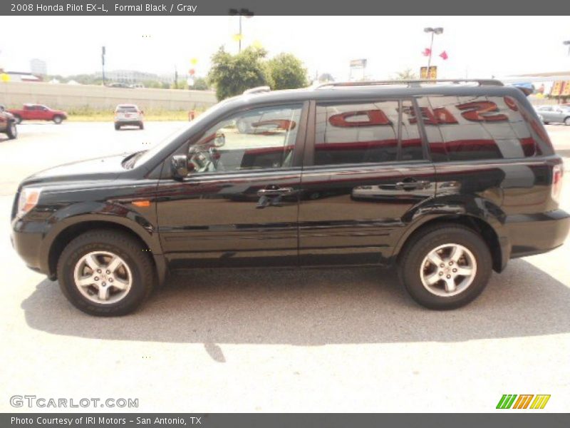 Formal Black / Gray 2008 Honda Pilot EX-L