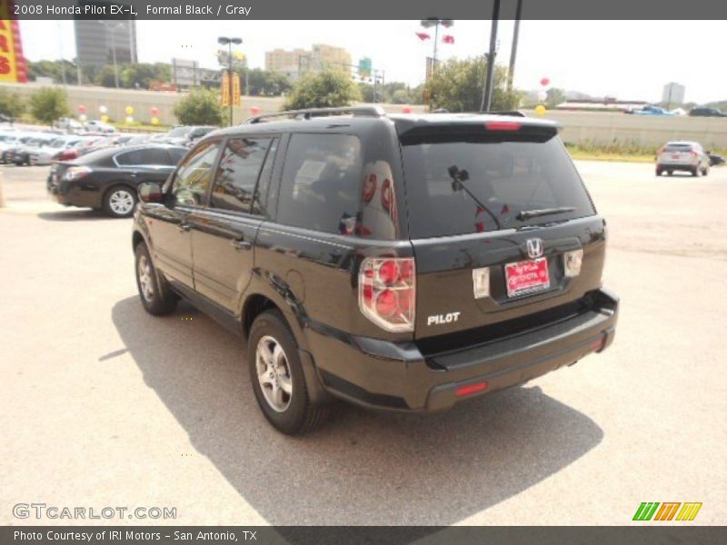 Formal Black / Gray 2008 Honda Pilot EX-L