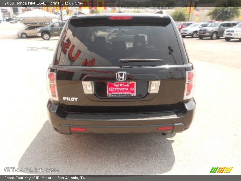 Formal Black / Gray 2008 Honda Pilot EX-L