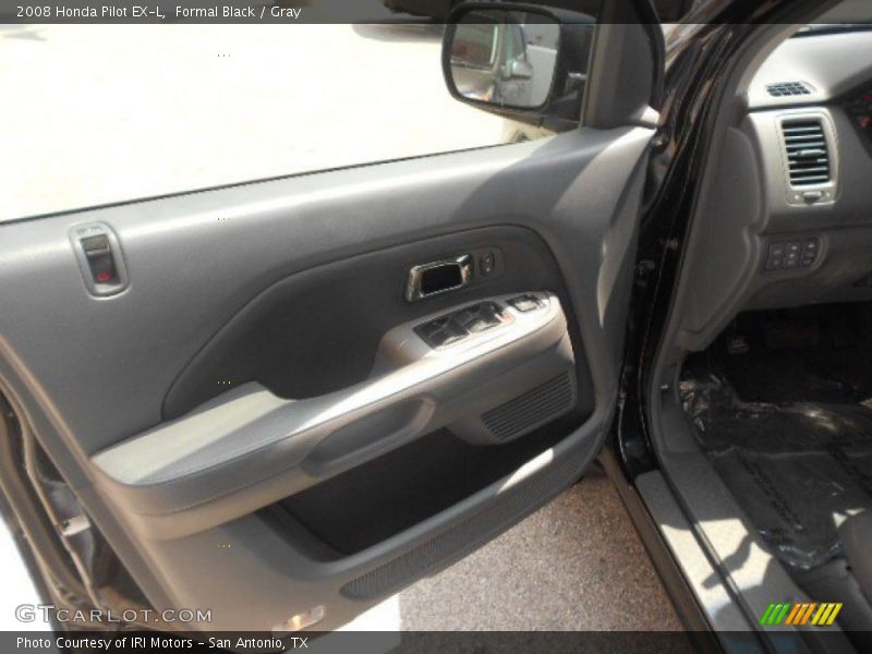Formal Black / Gray 2008 Honda Pilot EX-L