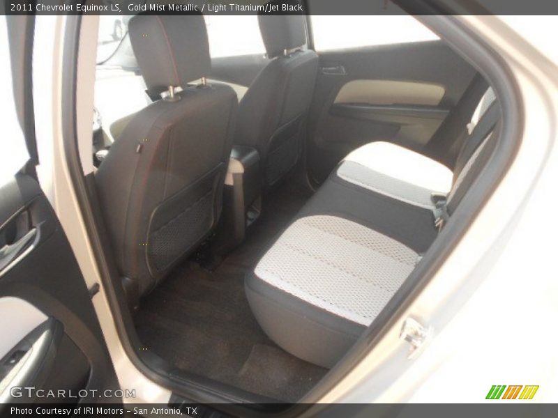 Gold Mist Metallic / Light Titanium/Jet Black 2011 Chevrolet Equinox LS