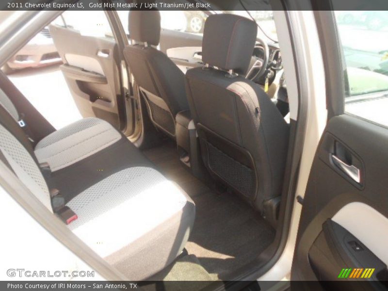 Gold Mist Metallic / Light Titanium/Jet Black 2011 Chevrolet Equinox LS